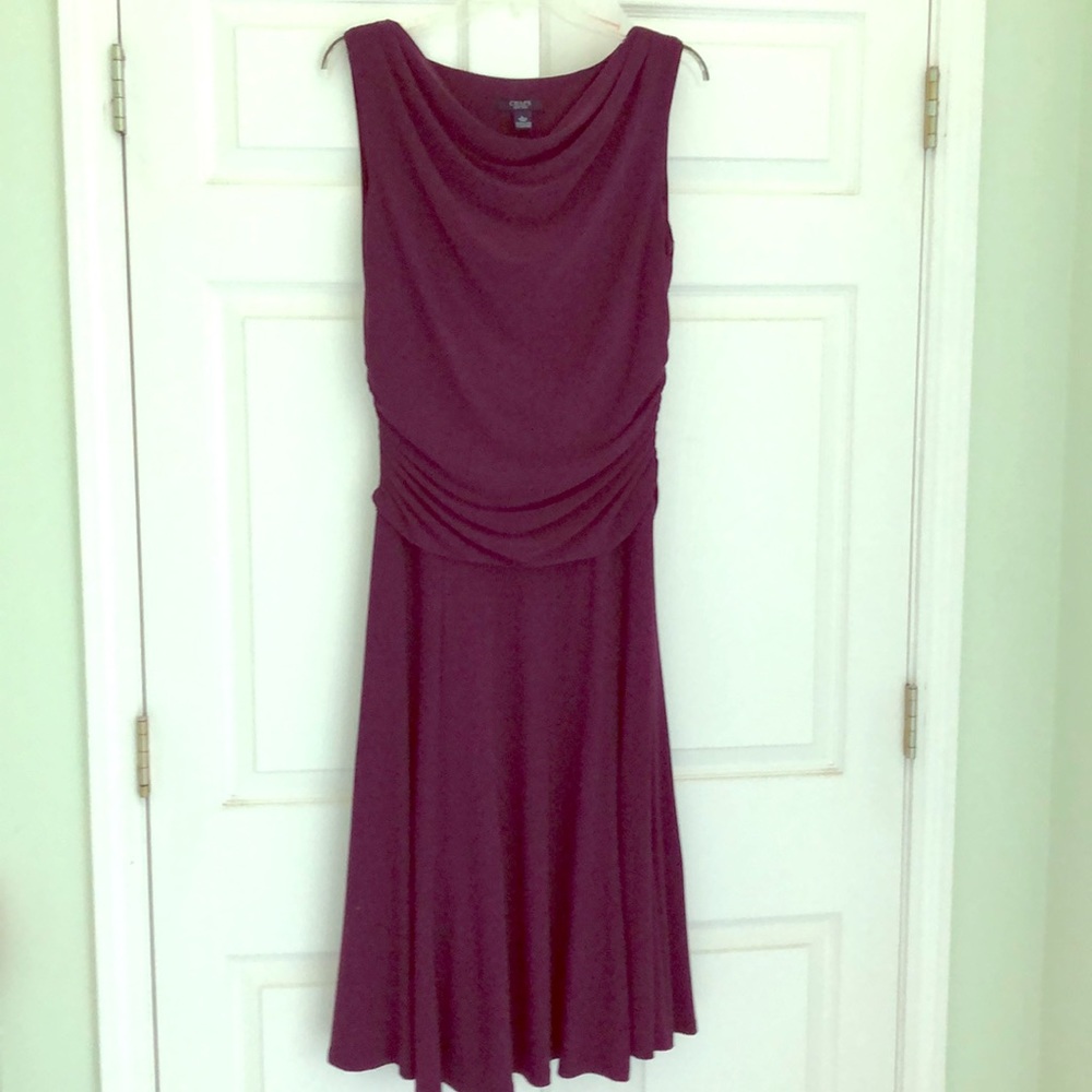 Chaps Purple Dress